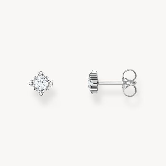 Thomas Sabo Sterling Silver White Cubic Zirconia Mini Cluster Stud Earrings H2311-051-14