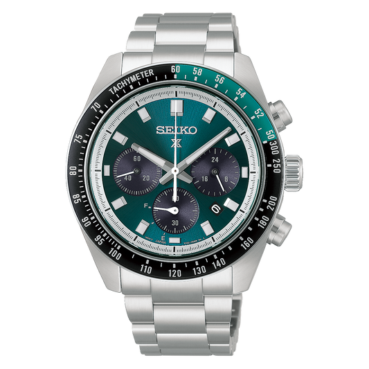 Seiko Prospex Speedtimer ‘Racing’ Solar Chronograph Watch in Green HBJ003P1