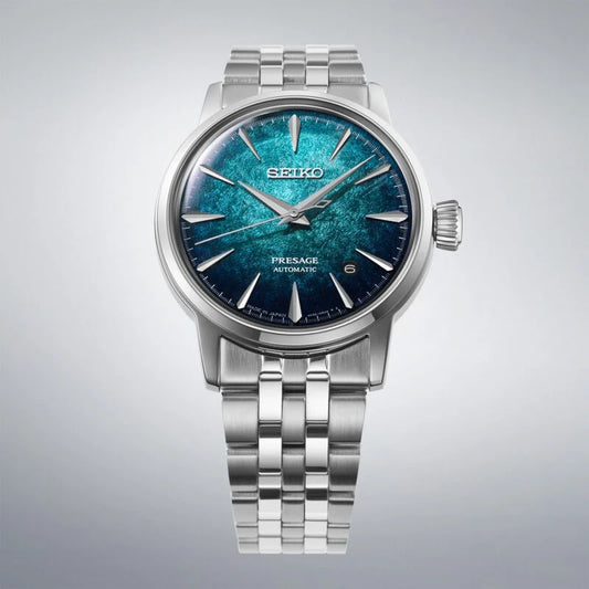 Seiko Presage Cocktail Time Crushed Ice ‘Emerald Mist’ Watch HCB001J1