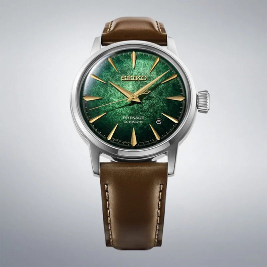 Seiko Presage Cocktail Time Crushed Ice ‘Mint Mist’ Watch HCB002J1