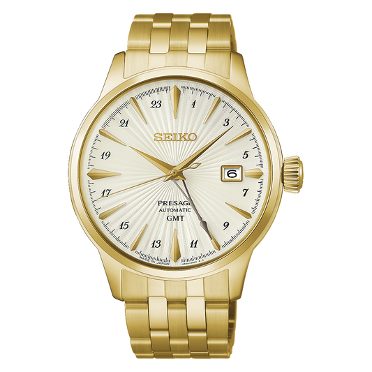 Seiko Presage Cocktail Time 'Daiquiri' GMT Watch HCB004J1