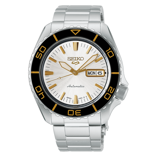 Seiko 5 Sports SKX SNZH in Formal White Watch HBD004K1