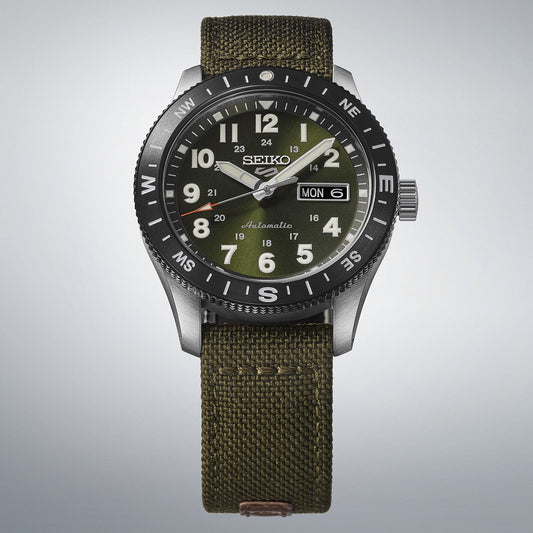 Seiko 5 Sports Field Watch In Fatigue Green HDB008K1