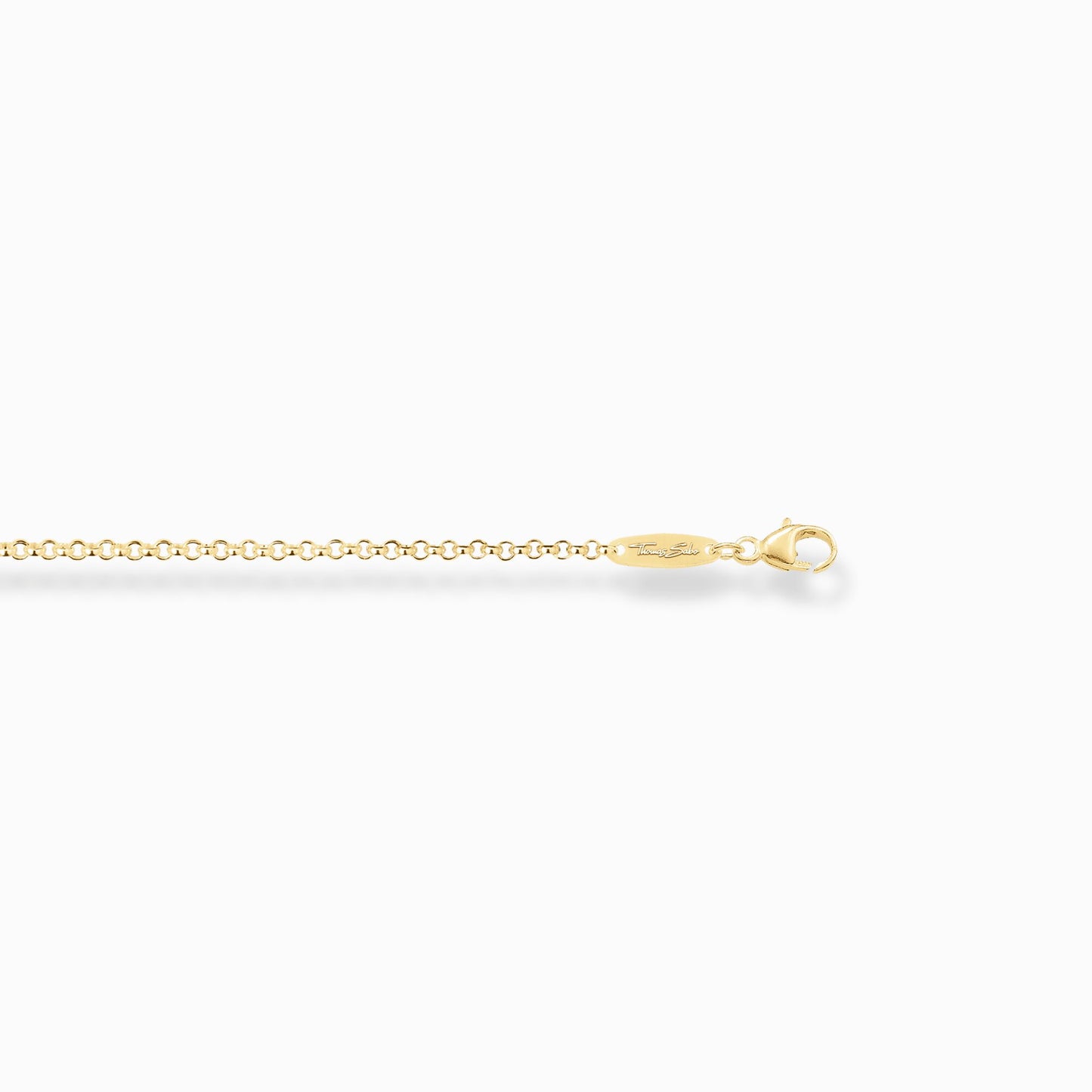 Thomas Sabo Yellow Gold Plated Belcher Chain Small KE1219-413-12-S