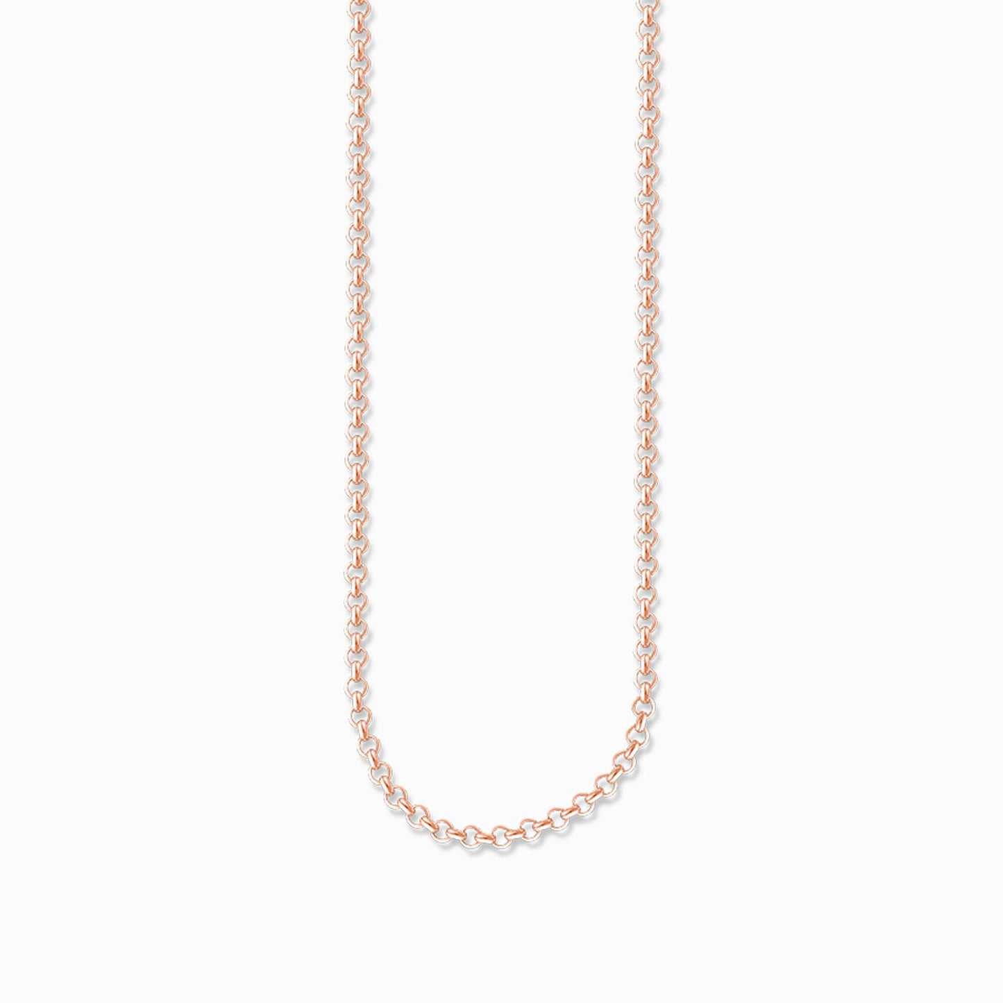 Thomas Sabo Rose Gold Plated Fine Belcher Adjustable Chain