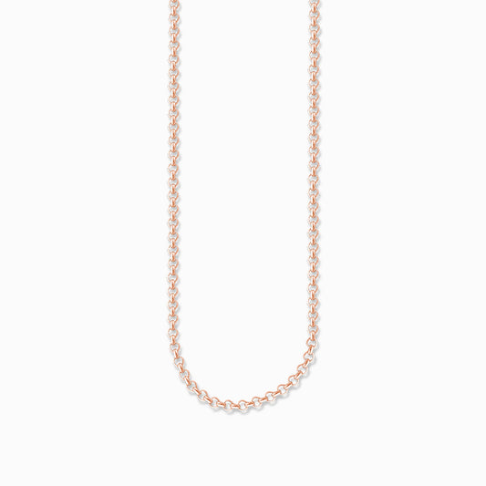 Thomas Sabo Rose Gold Plated Fine Belcher Adjustable Chain
