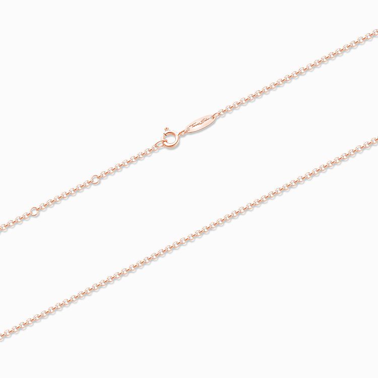 Thomas Sabo Rose Gold Plated Fine Belcher Adjustable Chain