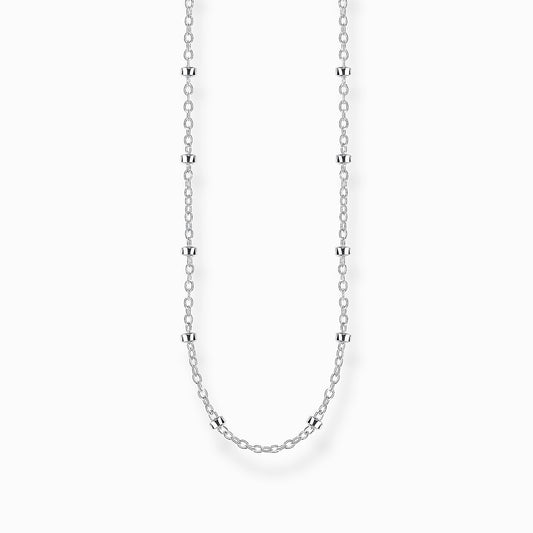 Thomas Sabo Sterling Silver Beaded Belcher Chain 60cm KE1890-001-21