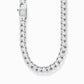 Thomas Sabo Sterling Silver Curb Chain with Cubic Zirconia Clasp 45cm KE2112-051-14