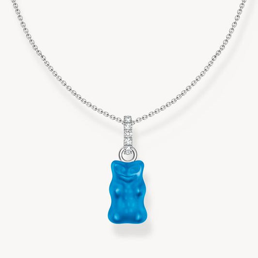 Thomas Sabo Sterling Silver Haribo Blue Bear Necklace KE2209-052-1