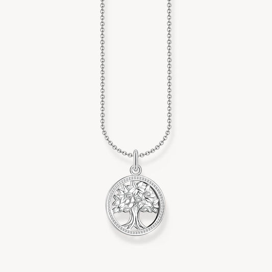 Thomas Sabo Sterling Silver Tree of Life Necklace KE2214-051-14