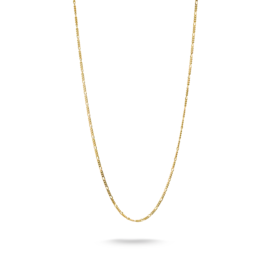 Thomas Sabo Connect Gold Plated Sterling Silver Figaro Chain 45cms KE2329-413-39