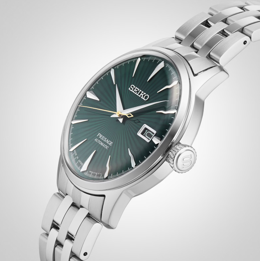 Seiko Presage Cocktail Time Green Mockingbird Watch SRPE15J1