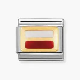 Nomination Composable Classic Gold Poland Flag Charm 030234/16