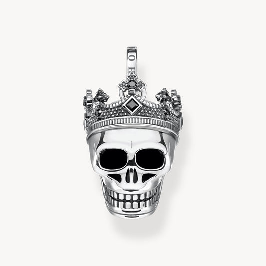 Thomas Sabo Sterling Silver Skull Crown Pendant PE871-643-11