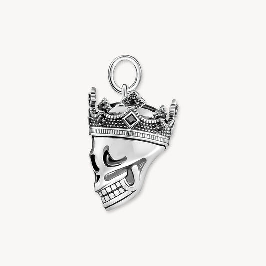 Thomas Sabo Sterling Silver Skull Crown Pendant PE871-643-11