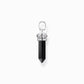 Thomas Sabo Sterling Silver Onyx and Cubic Zirconia Pendant  PE955-641-11