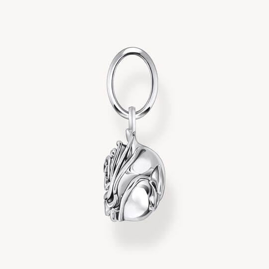 Thomas Sabo Sterling Silver Midnight Rose Pendant PE982-637-21