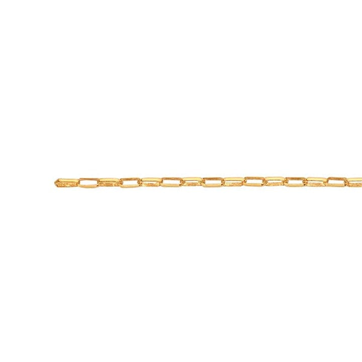 14ct Gold Filled Oval Rolo Chain 27cm Permanent Bracelet / Anklet