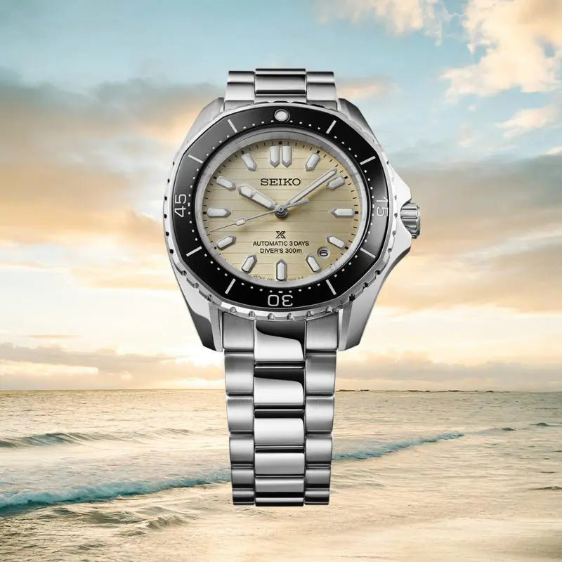 Seiko Prospex Pearl White Polygonal Divers Watch SPB481J1