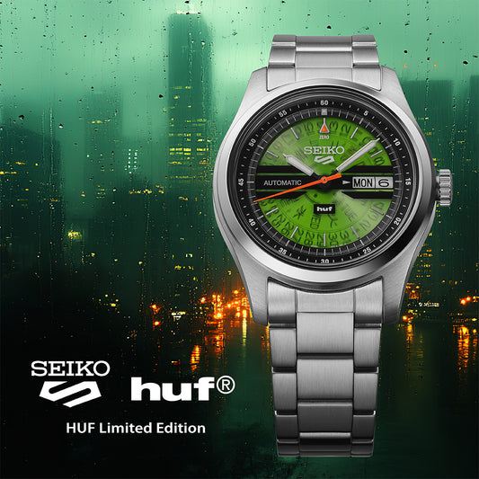 Seiko 5 Sports x HUF II Limited Edition Collaboration SRPM09K1