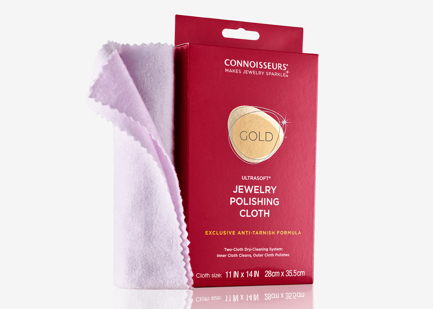 Connoisseurs Ultrasoft® Gold Jewellery Polishing Cloth