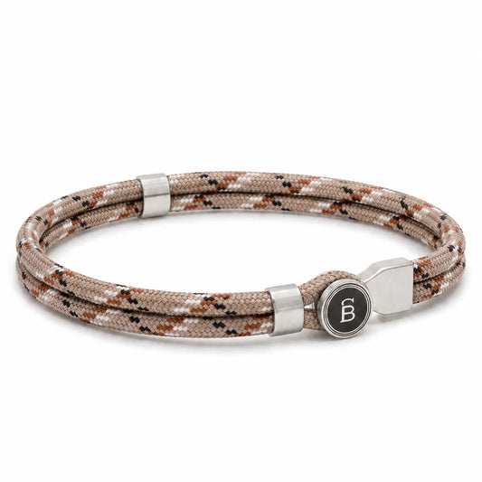 Steel & Barnett Desert Camo Rope Bracelet Medium