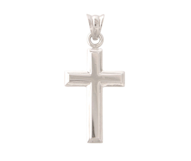 Sterling Silver Solid Plain Cross