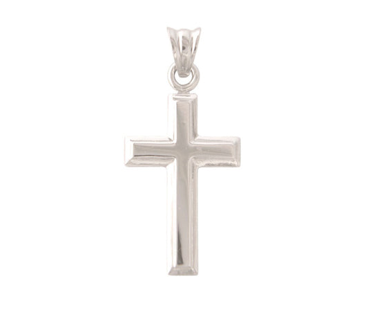 Sterling Silver Solid Plain Cross