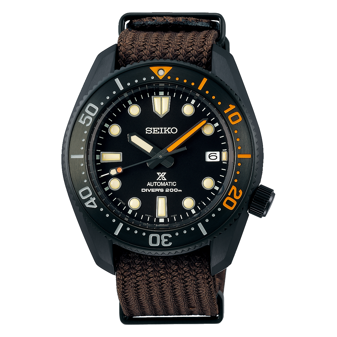 Seiko Prospex Limited Edition Automatic Black Series 1968 Re-Creation Divers Watch SPB255J1