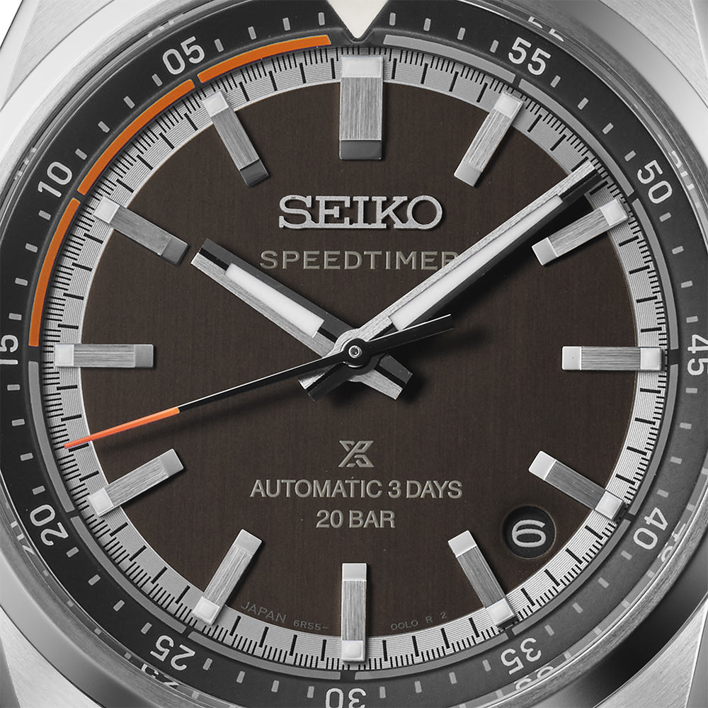 Seiko Prospex Speedtimer 6R ‘Compact Countdown’ in black-grey contrast SPB515J1