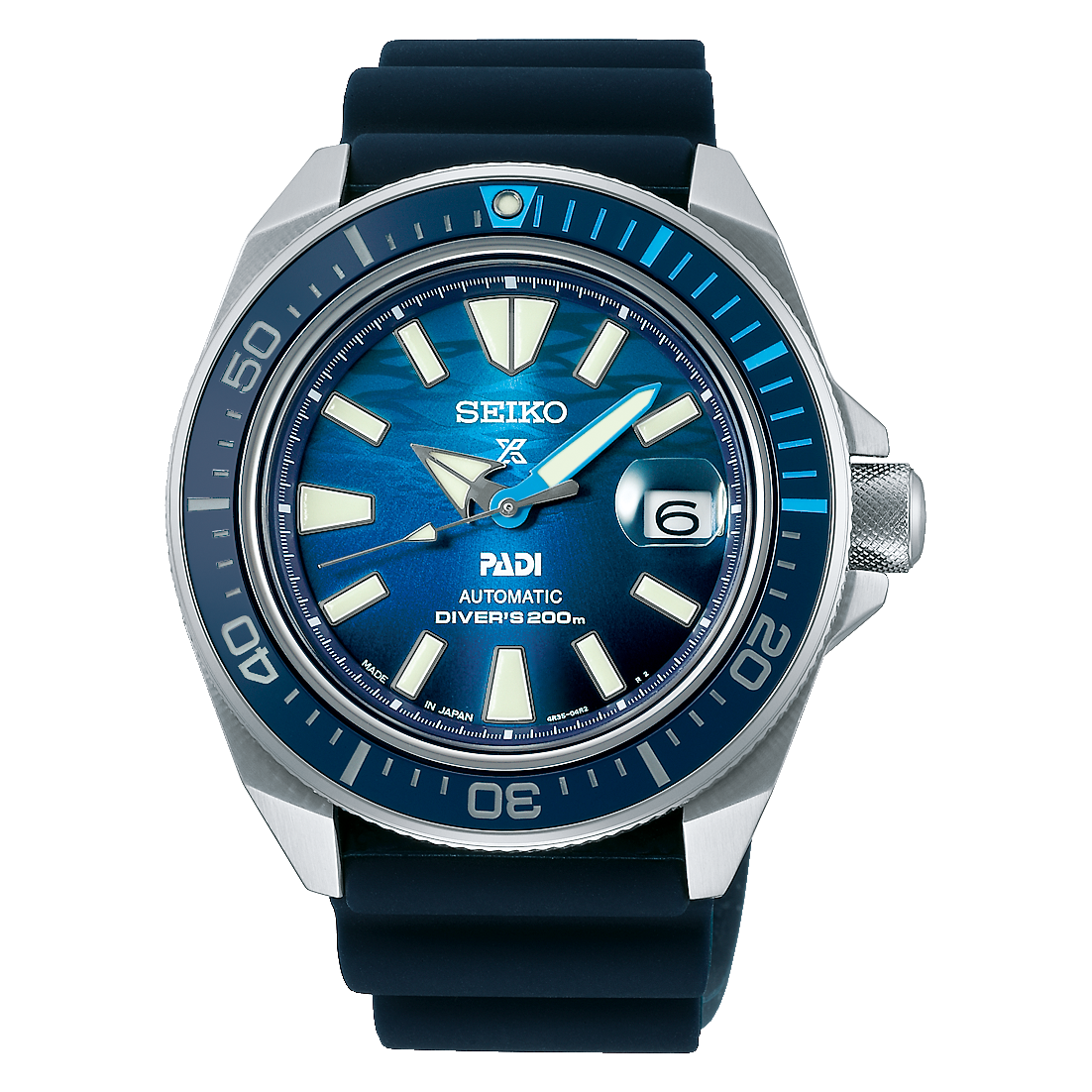 Seiko Prospex Special Edition Great Blue Samurai Scuba PADI Watch SRPJ93K1