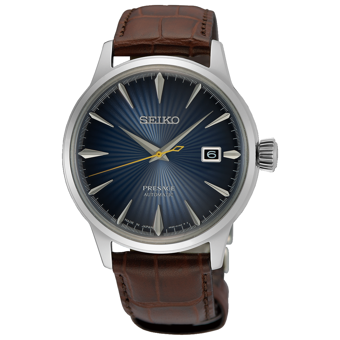 Seiko Presage Cocktail Time Midnight Blue Moon Automatic Watch SRPK15J Judith Hart Jewellers