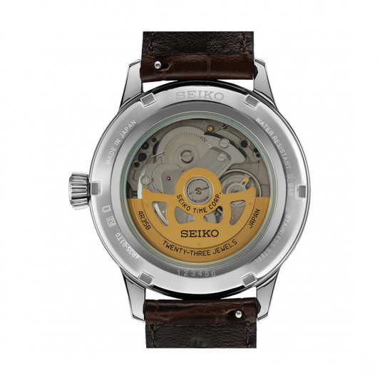 Seiko Presage Cocktail Time Midnight Blue Moon Automatic Watch SRPK15J1