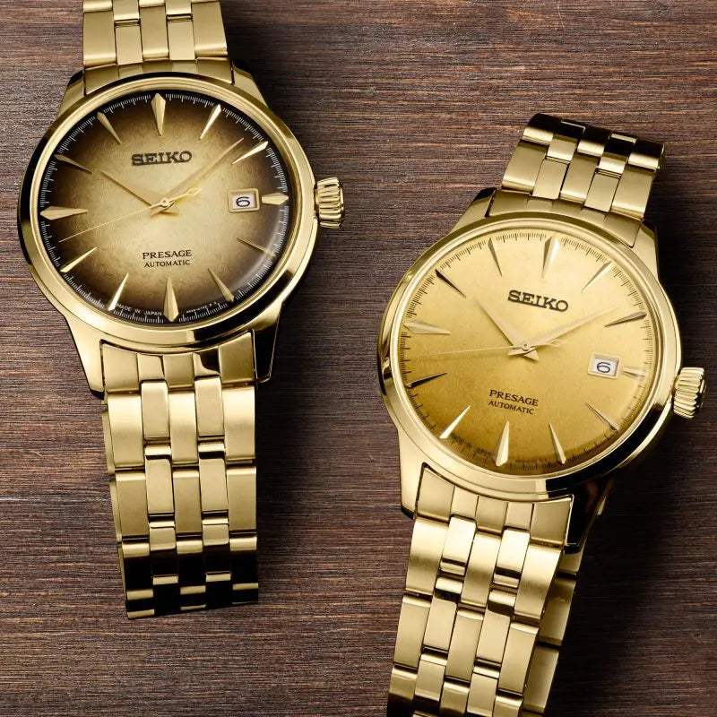 Seiko Presage ‘Beer Julep’ Presage Cocktail Time Bracelet Watch SRPK46J1