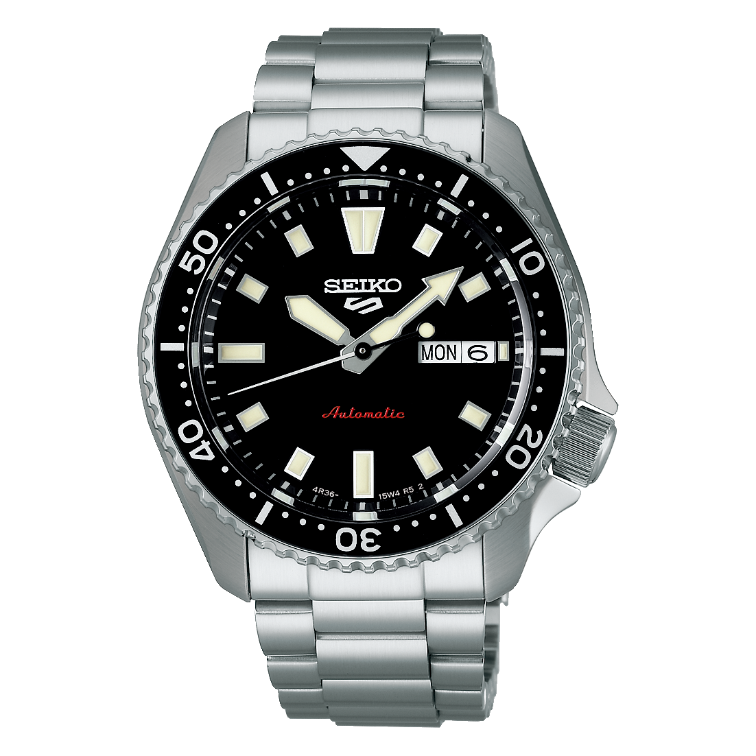 Seiko 5 Sports SKX Redux in Kuro Black Bracelet Watch SRPL85K1
