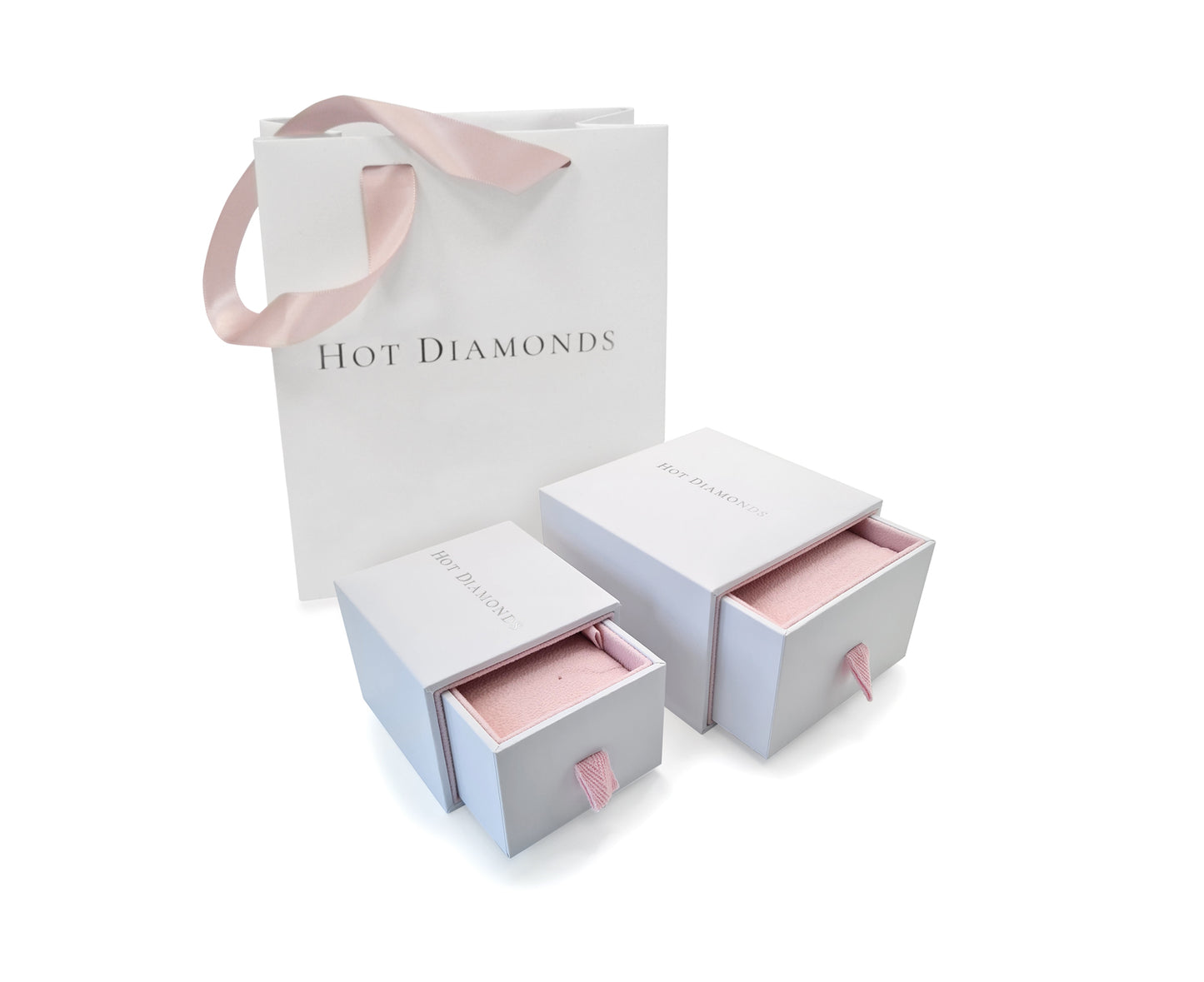 Hot Diamonds Sterling Silver Quest Circle Stud Earrings DE650