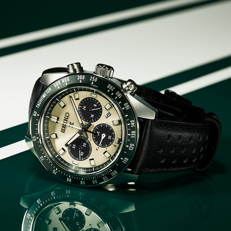 Seiko Prospex Speedtimer Racing Sports Green Watch SSC943P1