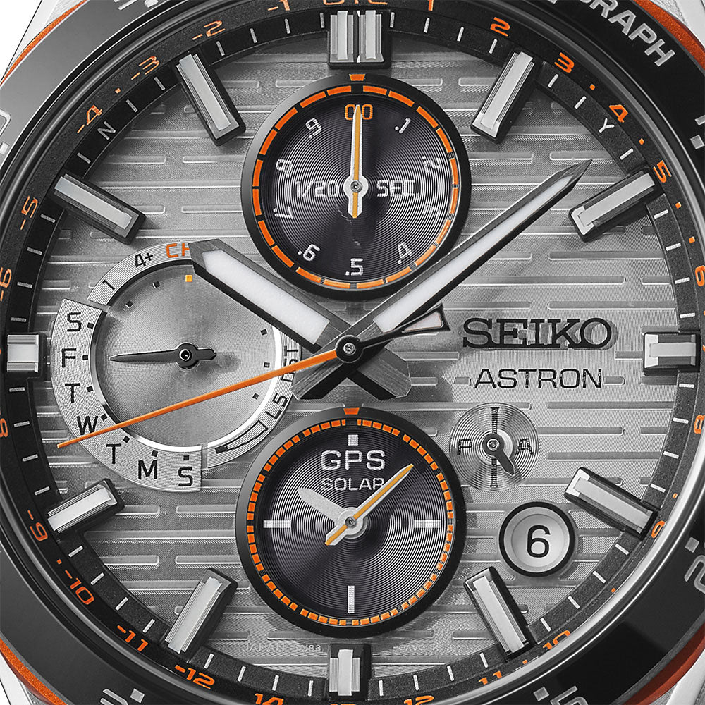 Seiko Astron GPS Solar Limited Edition Orange Accent SSH183J1