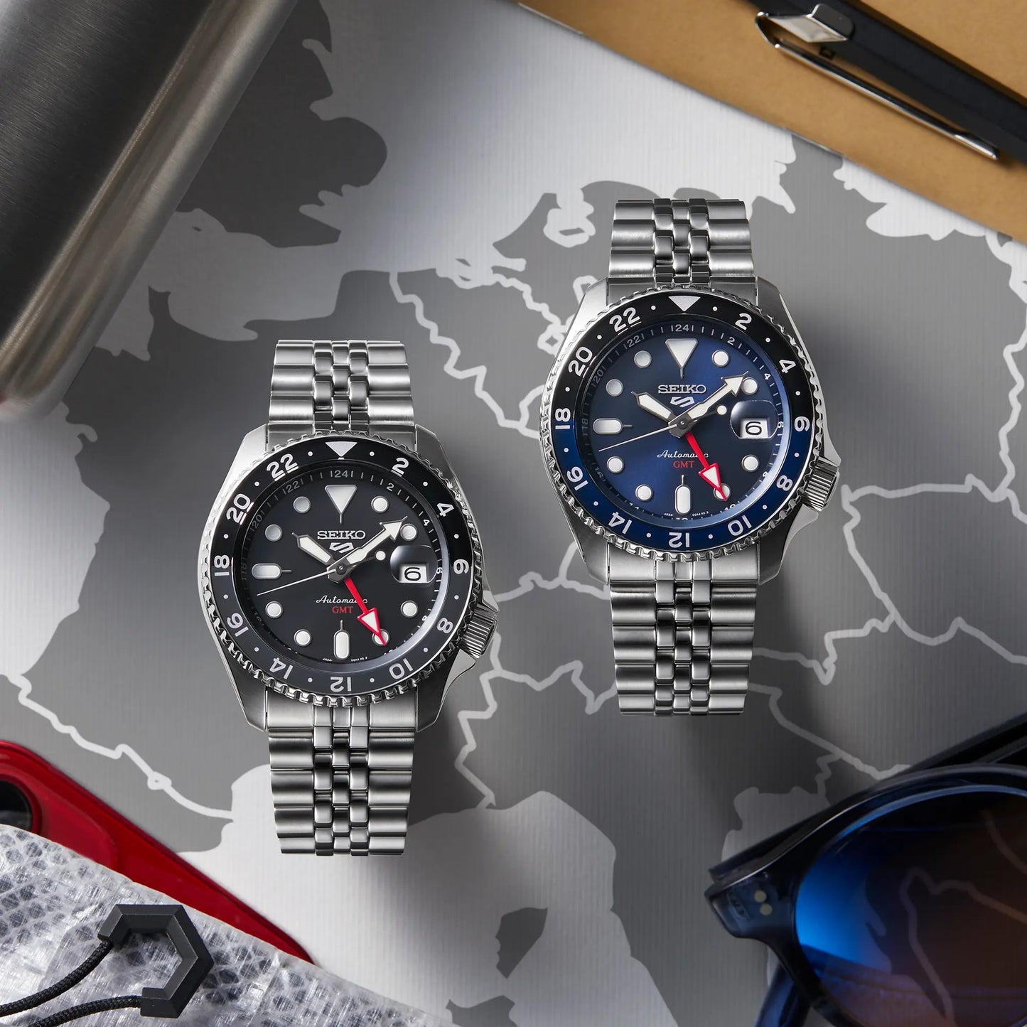 Seiko 5 Sports Black Grape GMT SKX Re-Interpretation SSK001K1