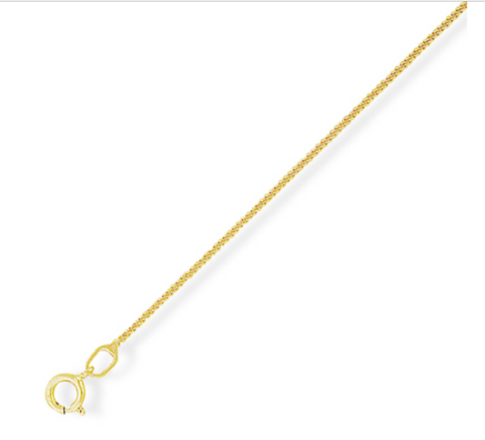 9ct Yellow Gold 20" Curb Chain