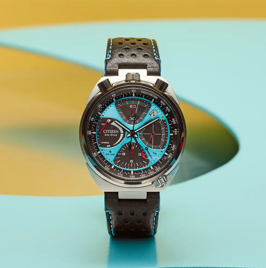 Citizen Limited Edition Promaster Bullhead Racing Chronograph Watch AV0106-01L Blue