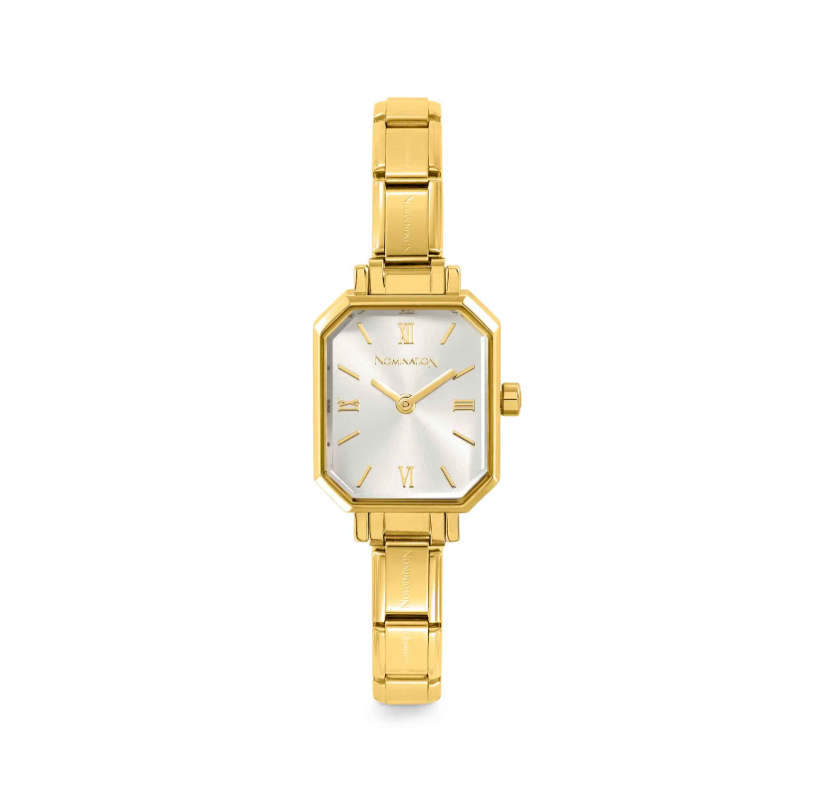 Nomination Time Paris Yellow PVD Sunray Silver Dial Watch 076032/017