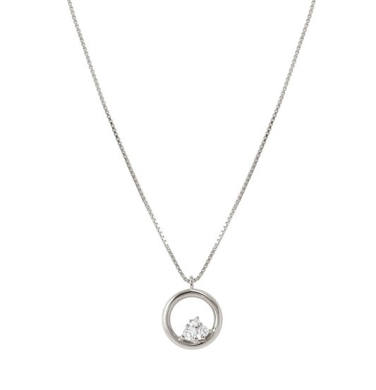 Nomination Dream Beats Sterling Silver Circle Necklace 242602/043