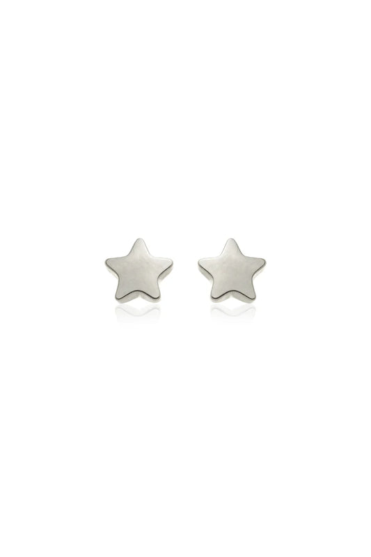 Tish Lyon Labret Titanium Mini Star Stud Earrings