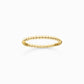 Thomas Sabo Yellow Gold Plated Dots Ring Size 56 TR2122-413-12