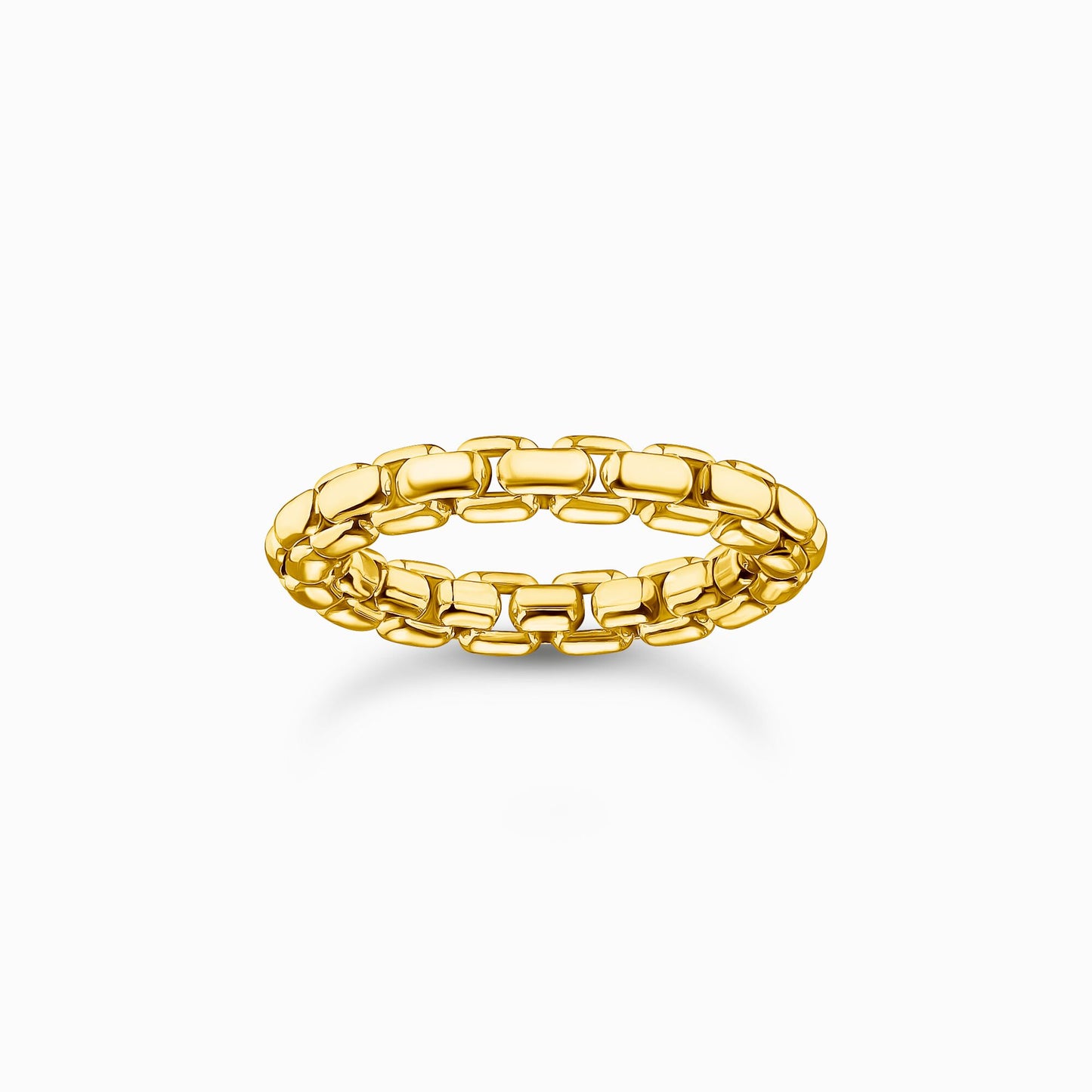 Thomas Sabo Yellow Gold Plated Sterling Silver Box Chain Band Size 60 TR2502-413-39