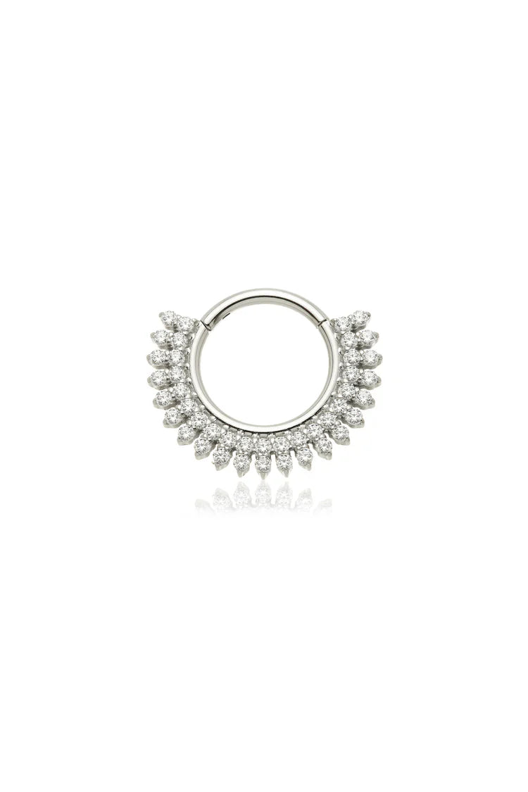 Tish Lyon Titanium Daith Hoop Earring (Single)