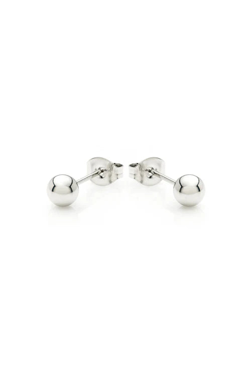 Tish Lyon Titanium Ball Stud Earrings
