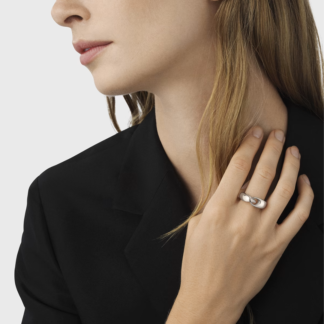 Georg Jensen Reflect Large Ring Size 57 20001092